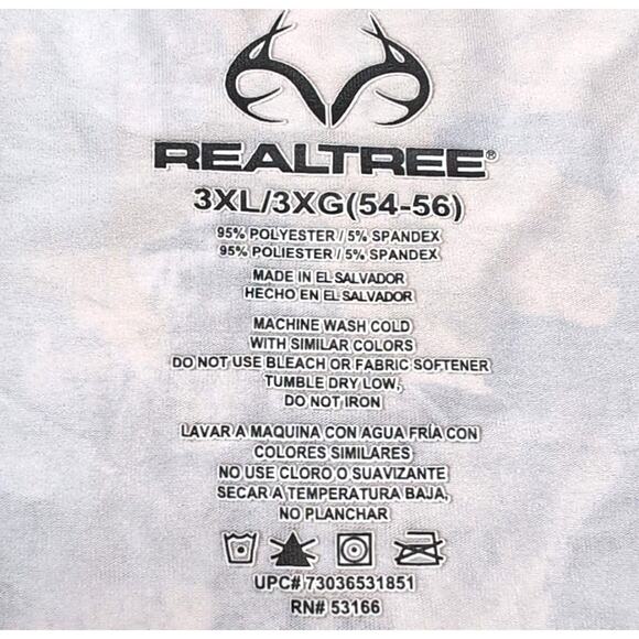 RealTree Edge Camo T-Shirt Mens Size 3XL Long Sleeve Hunting Outdoor Stretch - Picture 5 of 16